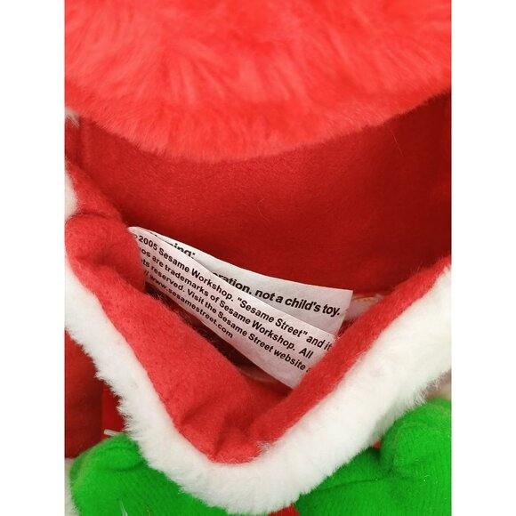 Sesame Street 3D Holiday Elmo 20" Stocking Christmas Kurt S Adler 1998 Vintage P - Picture 5 of 5